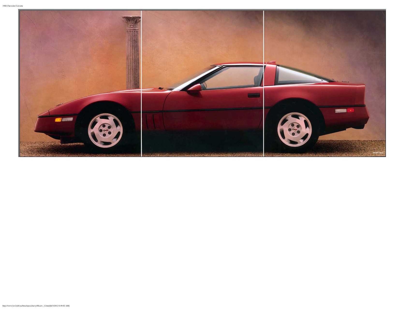 1988 Corvette Brochure Page 16